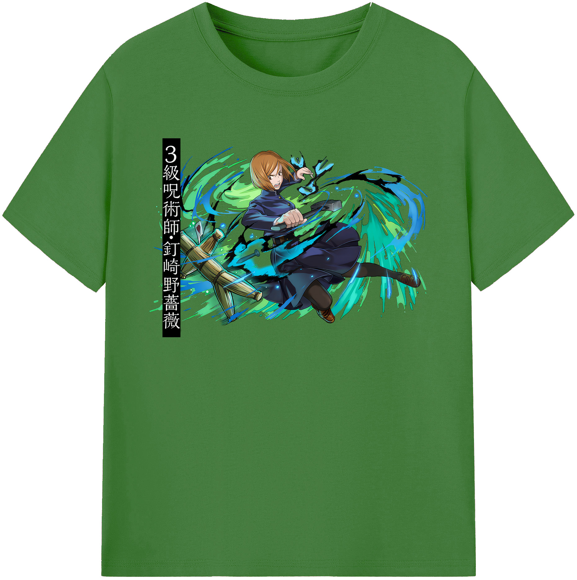 （画像用） 呪術廻戦 Jujutsu Kaisen レディースカジュアルプリントTシャツ（綿100％）